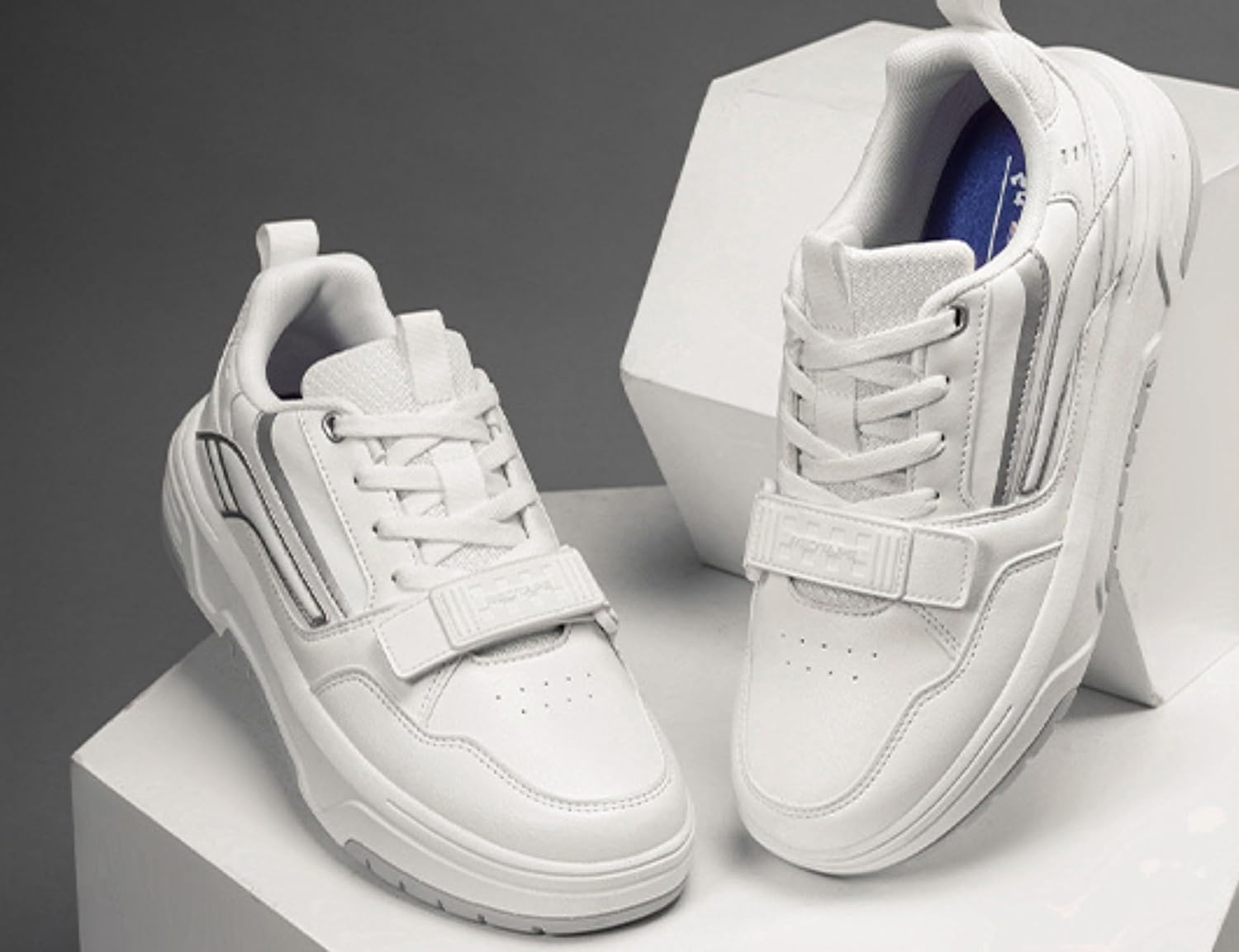 Red Tape Men's Chunky Platform Fashion Sneakers, Lightweight Low Top Lace-Up Casual Dress Mens Shoes, Cushioned Insole and Non-Slip Grip Sole, Ideal for Running, Walking, Gym, Daily Wear - Image 2