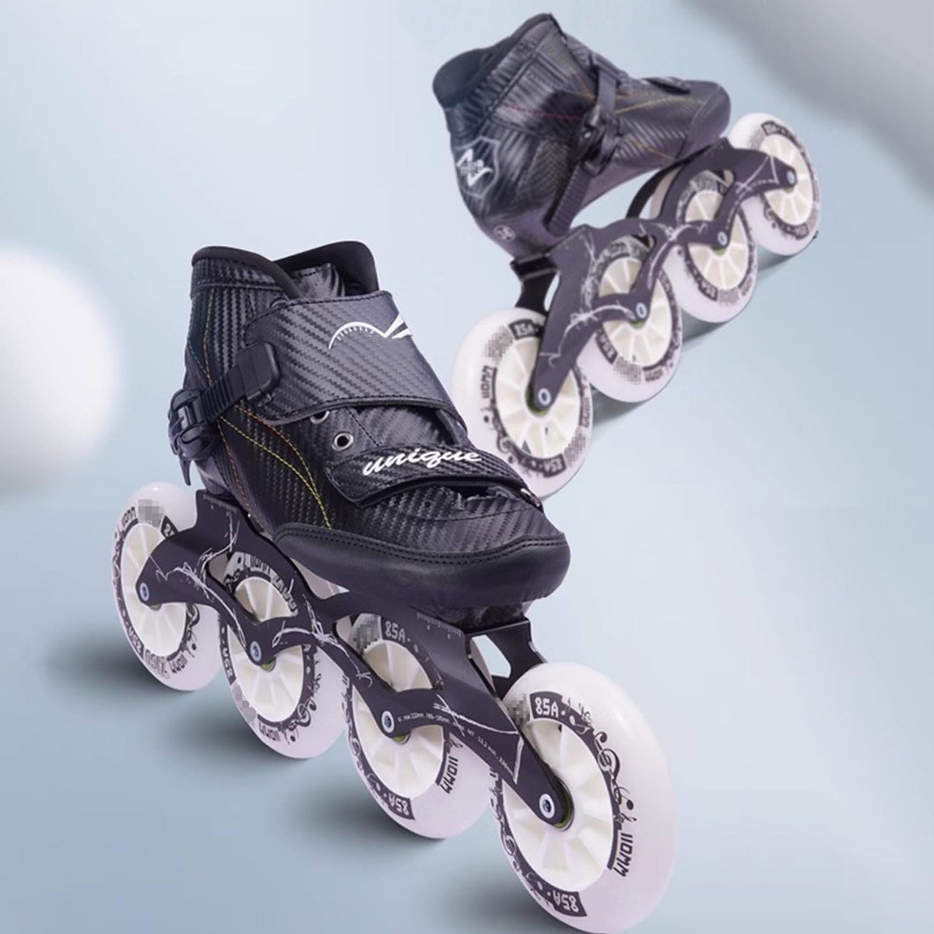 Patines En Línea para Adultos, Patines Profesionales De Ruedas Adulto De Fibra De Carbono para Exteriore, para Mujeres Y Hombres, Unisex
