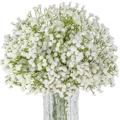 Sukh 10PCS Baby Breath Artificial Flowers Fake Babys Breath Gypsophila