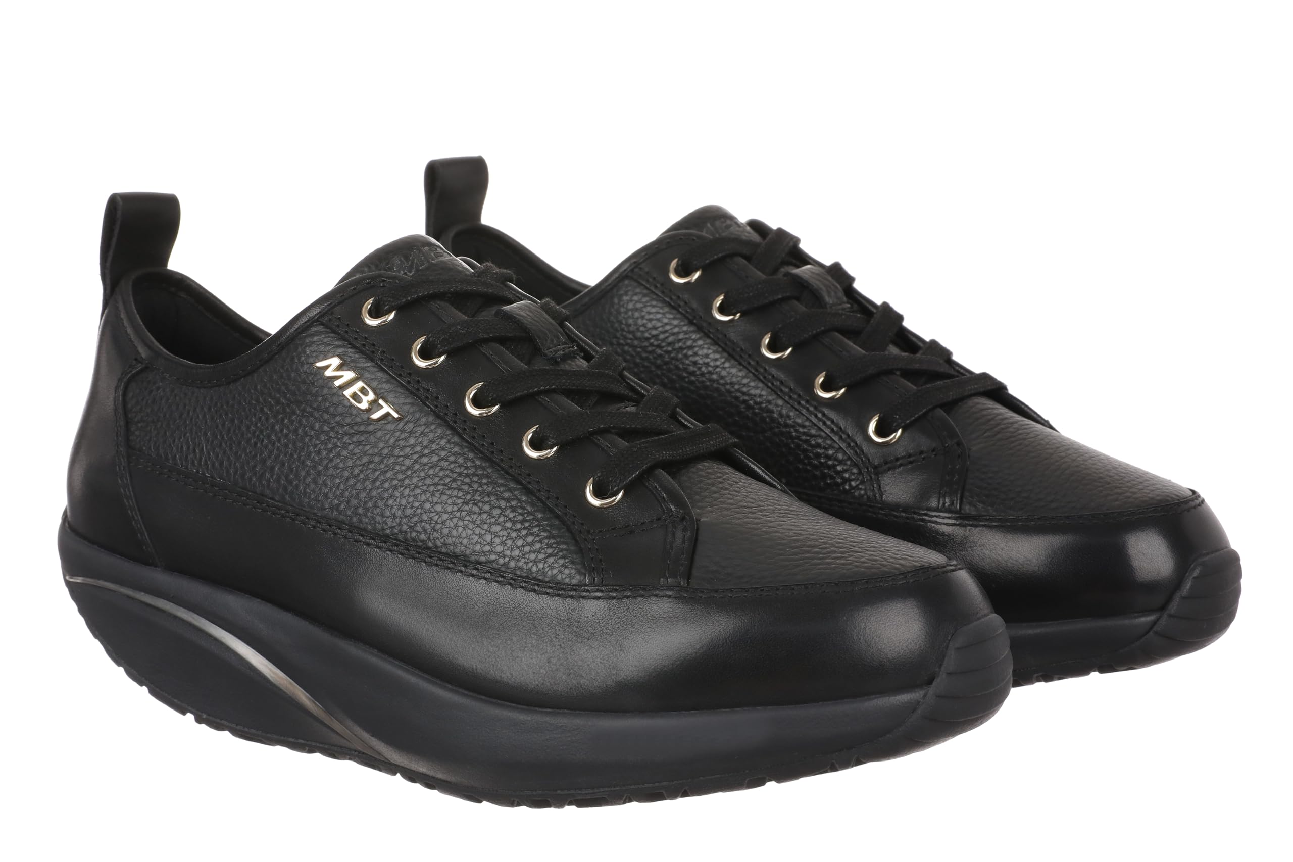 MBT-1997 OBU Zapatillas Casual para Mujer en Napa y Cuero Granuloso. Calzado Fisiológico, Anatómico y Cómodo con Suela Curva. Plantilla de PU con Buena Amortiguación y Transpirabilidad.