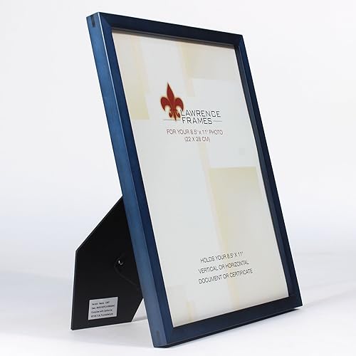 Vista 286 de Lawrence Frames Marco de fotos de madera de nogal, colección de galería, nogal claro, 2.5 x 3.5 pulgadas