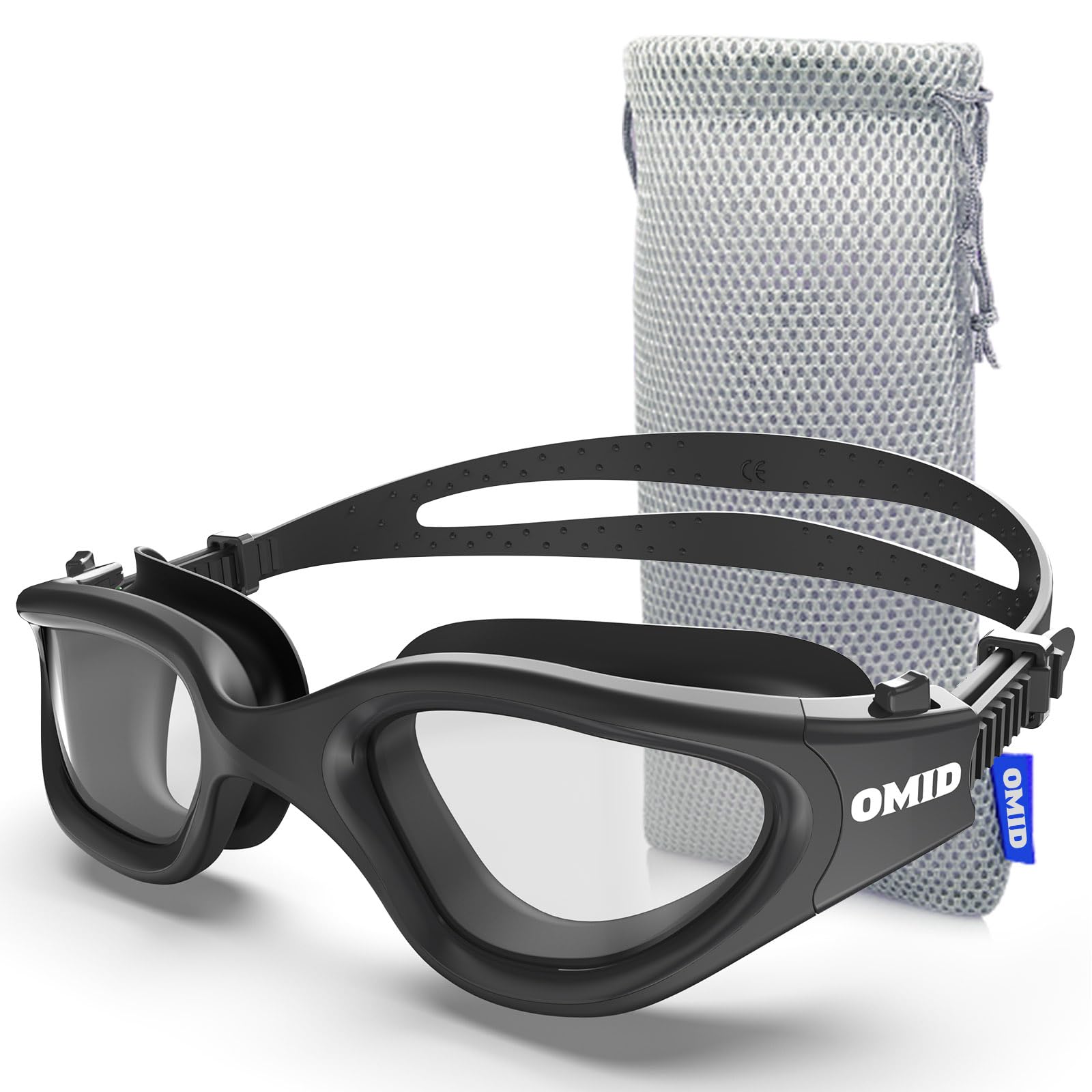OMID Swim Goggles, P2 Lite Comfortable Anti-Fog Swimming Goggles for Men Women Adults Youth