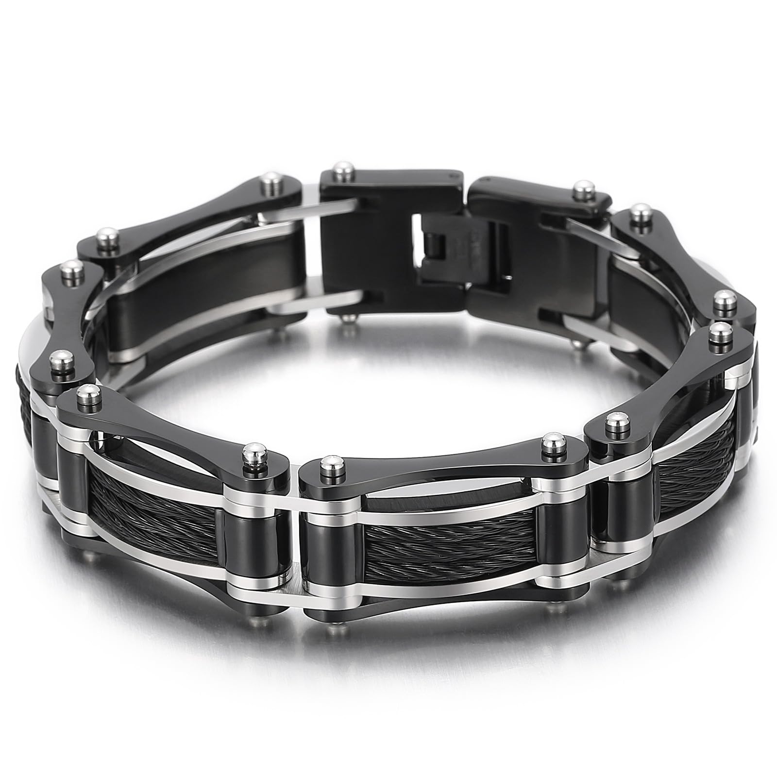 Armbänder Herren Armband Geschenk Armreif Retro Fahrradkette Armband Punk Armband Stilvoller Lässiger Armreif
