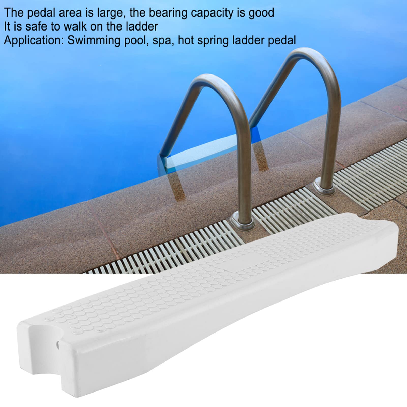 Échelle de Piscine, étapes de Piscine en Plastique de Piscine en Plastique échelon de la Piscine étape de Piscine étapes de la Piscine de Remplacement des Pas de Piscine Universelle pour les
