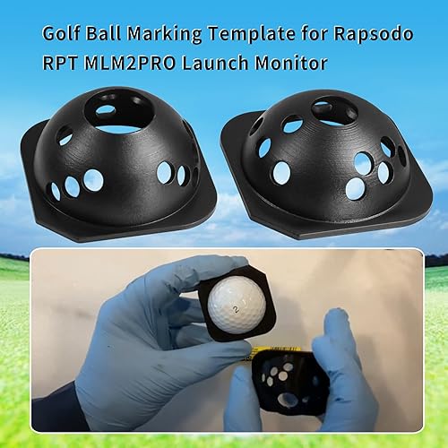 Miniatura 2 de XQK Plantilla de marcado de pelota de golf para monitor de lanzamiento Rapsodo RPT MLM2PRO
