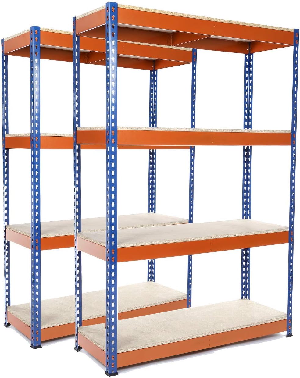 2 x Extra Heavy Duty Garage Racking Shelving Unit 1800mm H x 900mm W x