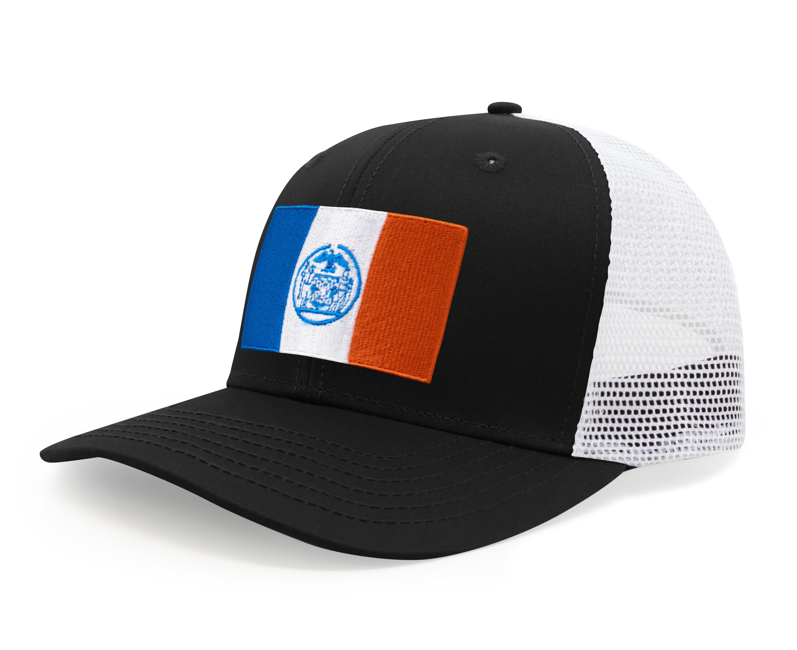 International Tie City Hat for Men and Women, Adjustable Snapback Trucker Baseball Cap with Embroidered Patch