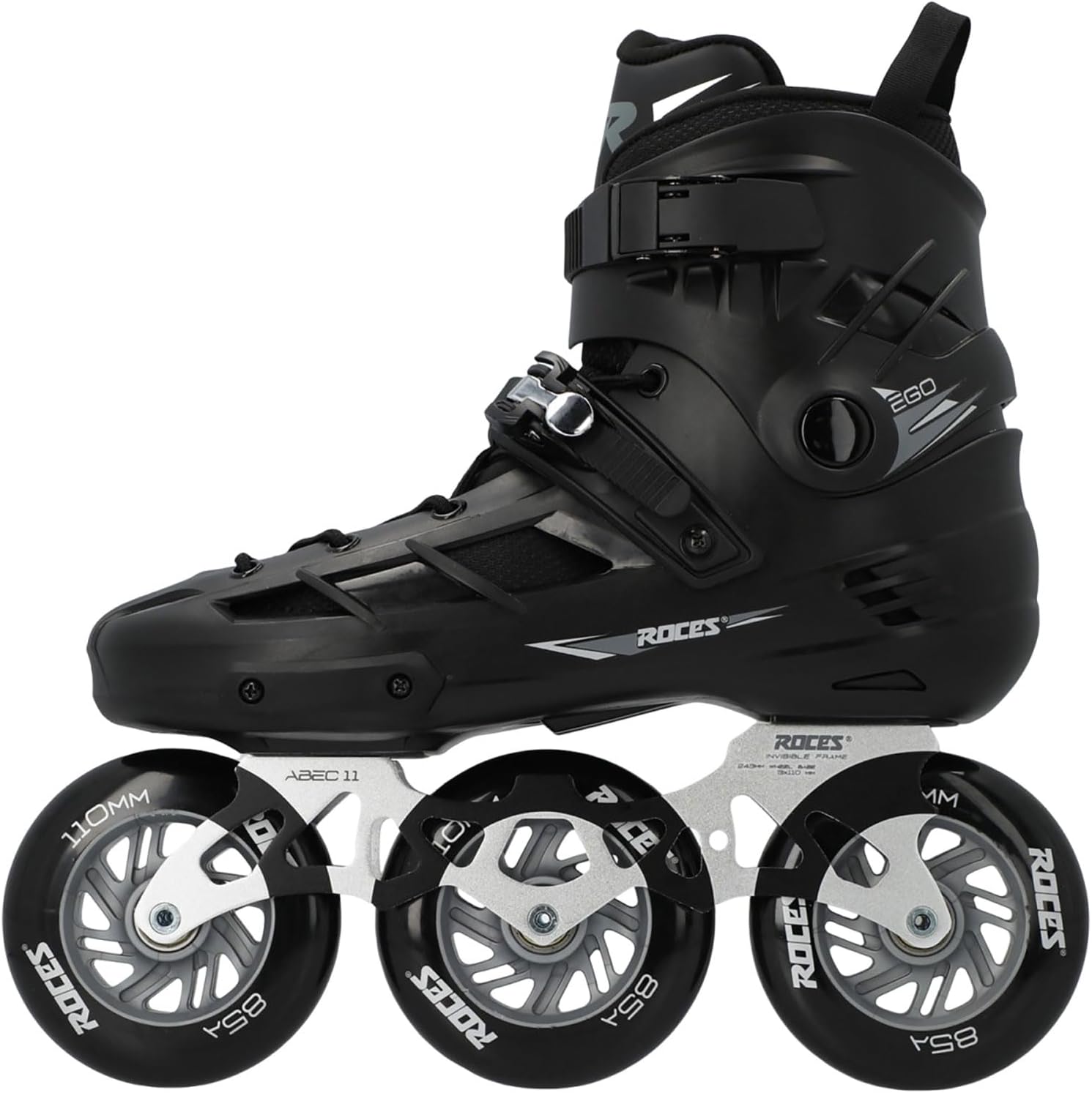 Roces Ego 110 Black Silver Skates