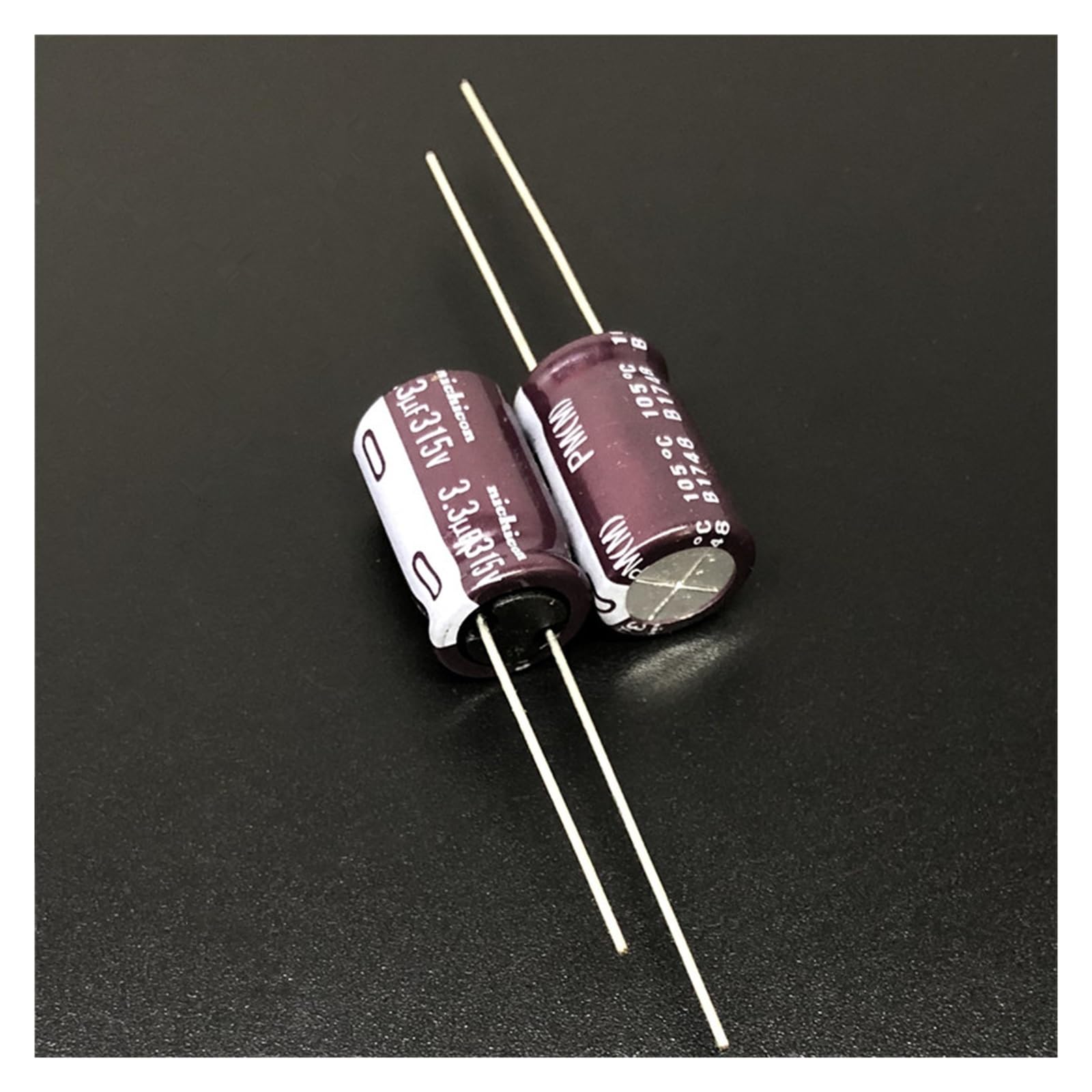 Condensateur électrolytique 3.3uF 315V PM 10x16mm pour réparation électronique de précision