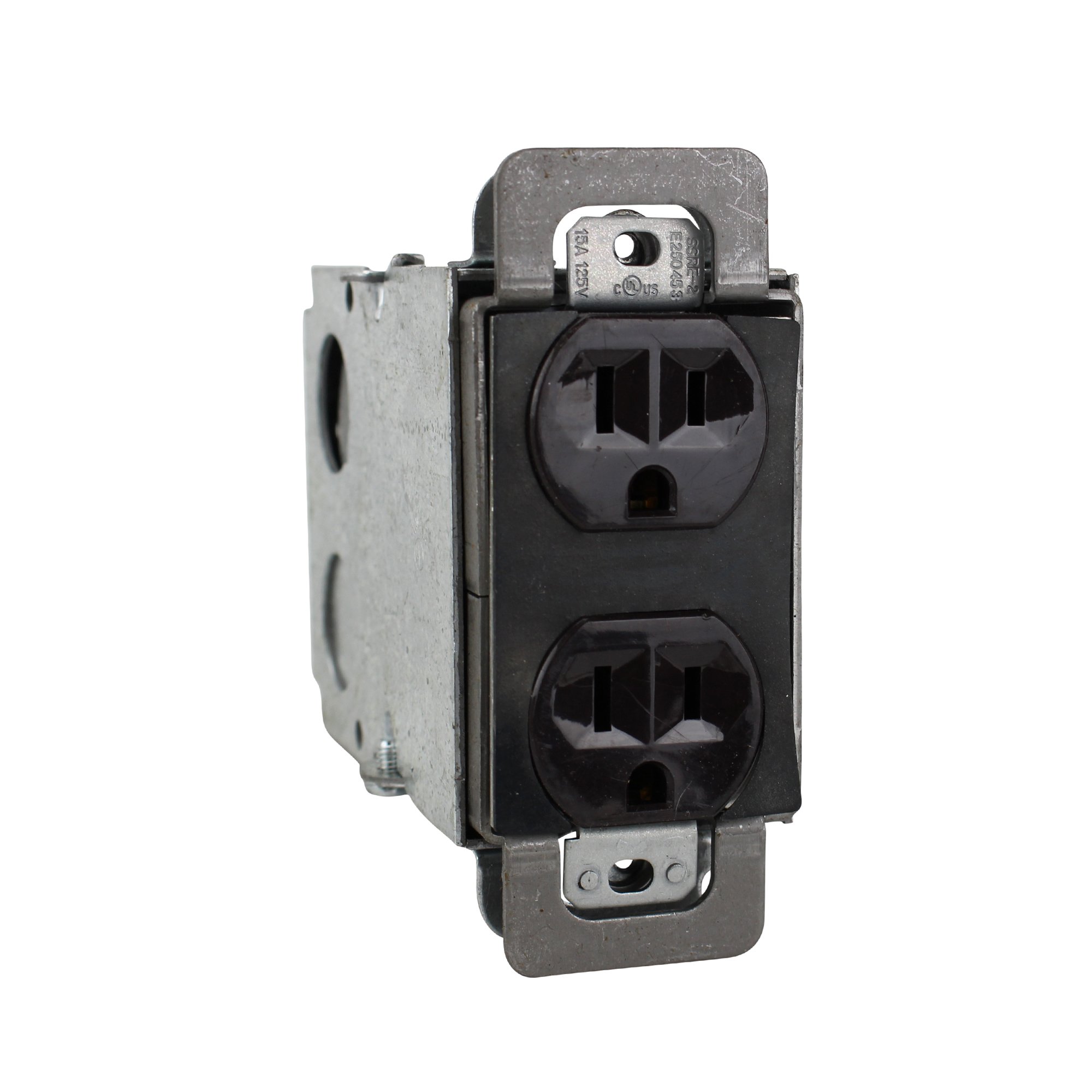 Lew Electric SWB - Caja de suelo empotrada con tomas y puertos de datos (tapa de rosca - 2 tomas, aluminio)
