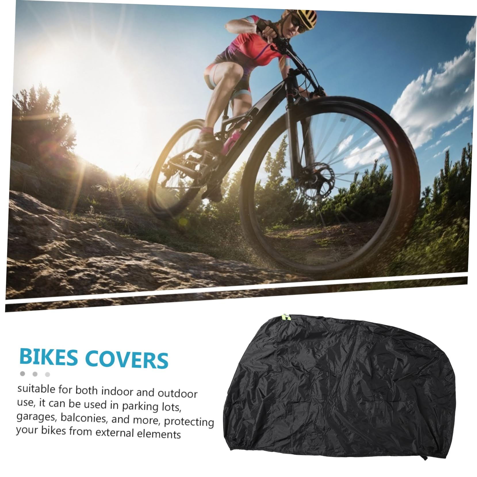 TOYANDONA Copertura Per Biciclette Oxford Protezione Uv e Polvere Per Bici Elettriche Scooter e Tricicli Adatta Per Ed