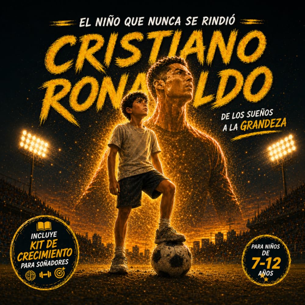 Cristiano Ronaldo: El niño que nunca se rindió: Una biografía inspiradora para niños sobre disciplina, esfuerzo y creer en uno mismo (Edades 7–12) – ... crecimiento (Leyendas del Fútbol para Niños)