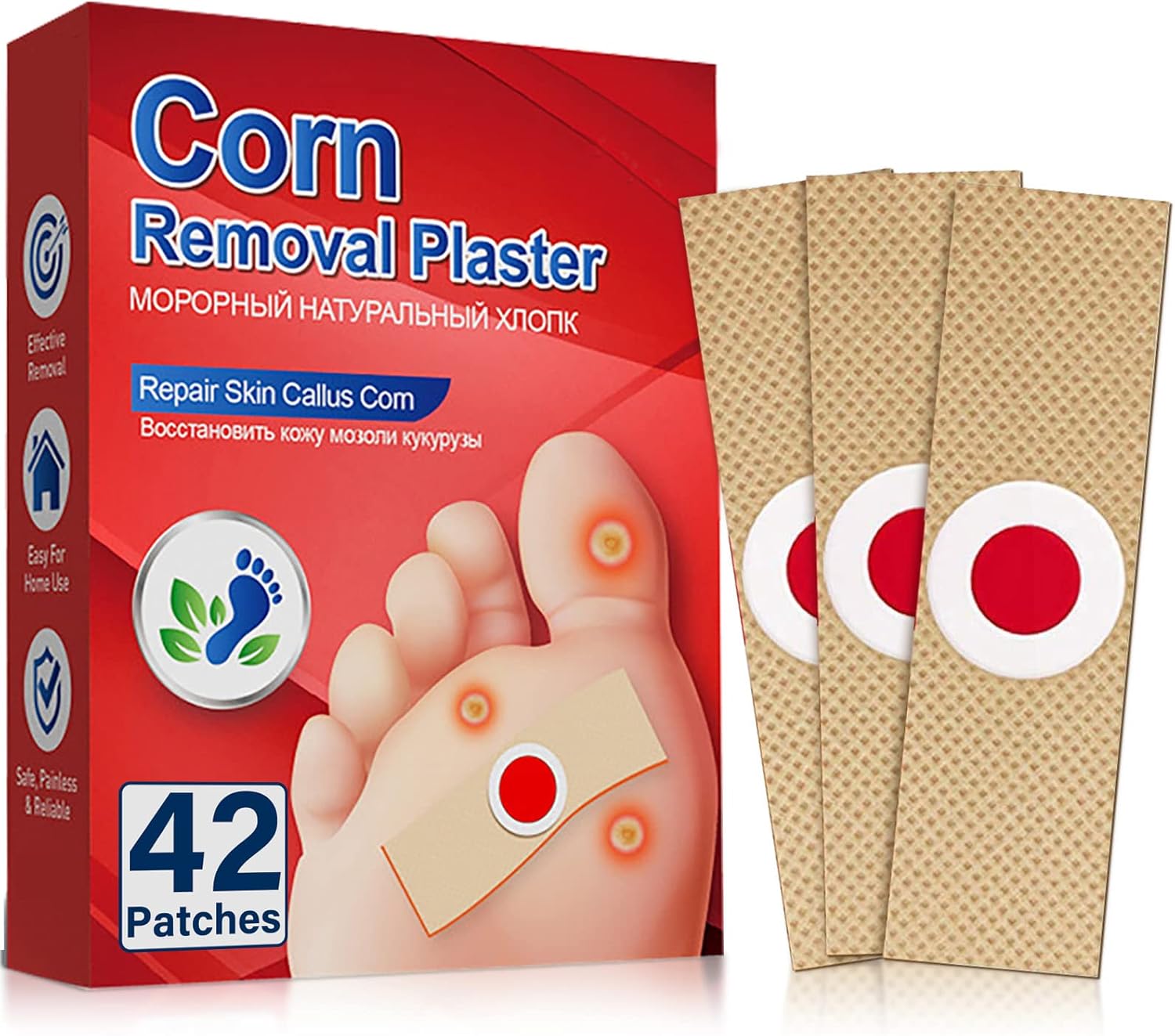 CornRemoverforFeet42pcsCornPlastersforToes, Effective Wart