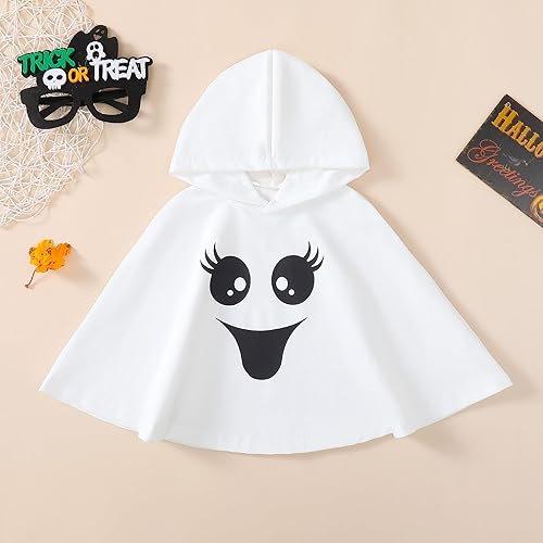 Miniatura 2 de Dcohmch Disfraz de Halloween para niños y niñas, capa con capucha, poncho para fiesta de disfraces y cosplay