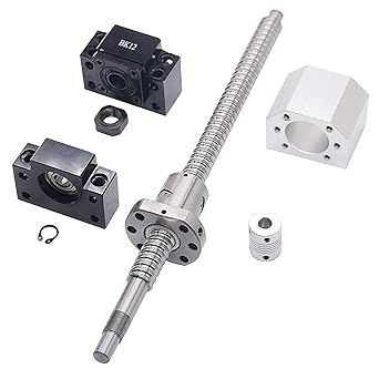 500mm Ball Screw SFU1605 Diameter 16mm,5mm Pitch with Metal Ball Screw Nut for CNC Machine