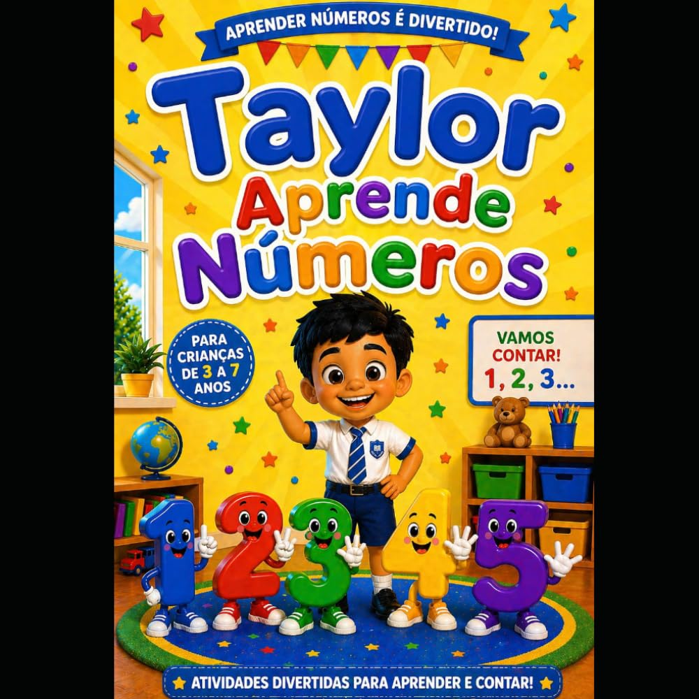 Taylor Aprende Números (Taylor Marçal Aprendendo e Crescendo)