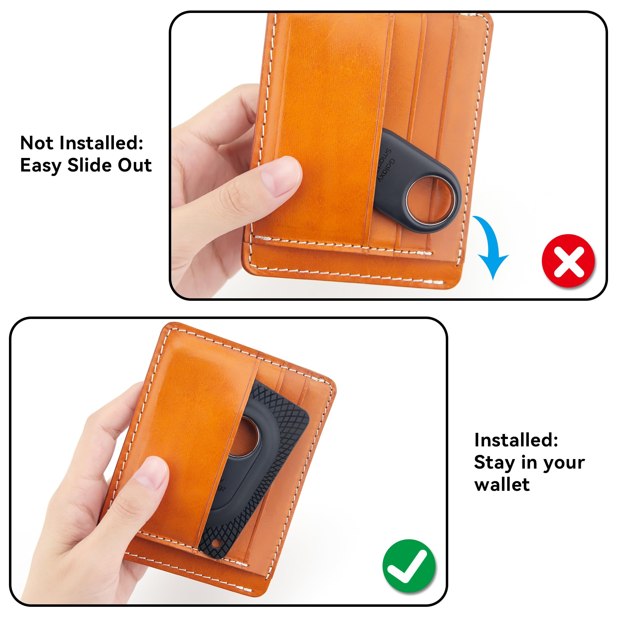 Confezione da 2 custodie per Samsung Galaxy SmartTag2 TUDIOW, custodia
