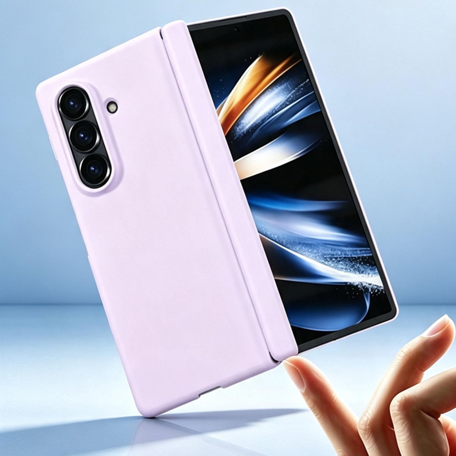 Smukłe etui do Samsung Galaxy Z Fold 8 Ultra, płynny silikon