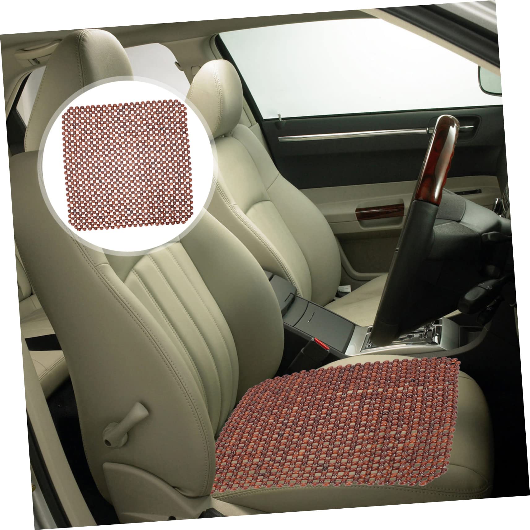 Cuscino Massaggio Rinfrescante in Sedile per Perline Auto e Legno Estive Alta Durezza Sottile Vacanze Brevi Viaggi e Ufficio