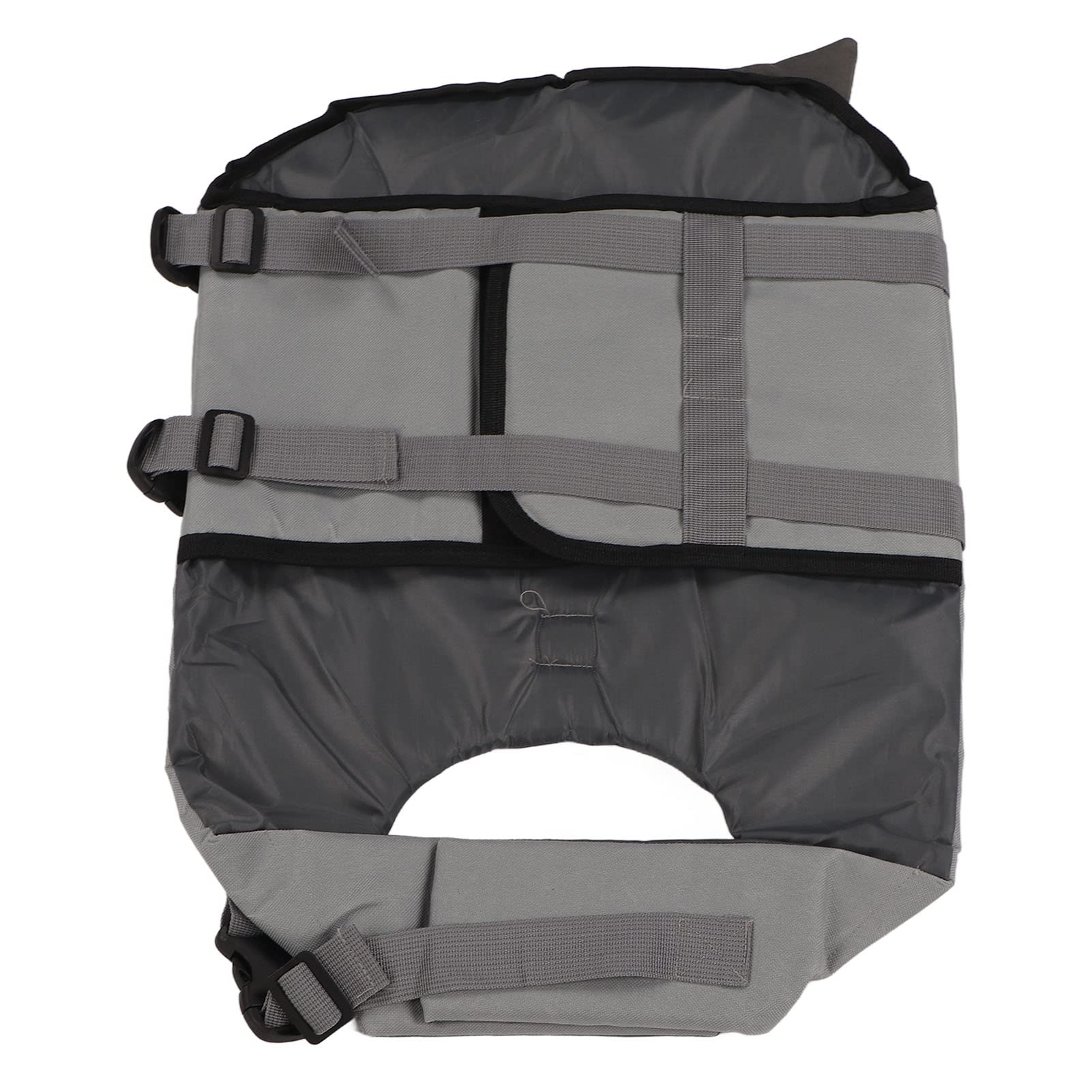 Zunate Gilet de Sauvetage Réglable pour Chien |Veste de Flottaison pour Animaux de Compagnie avec Poignée et Anneau en D pour la sécurité Nautique (L)