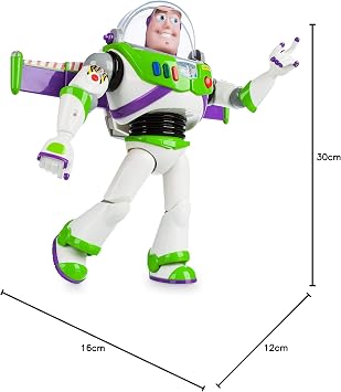 DISNEY STORE Buzz Lightyear Interactive Talking Action Figure