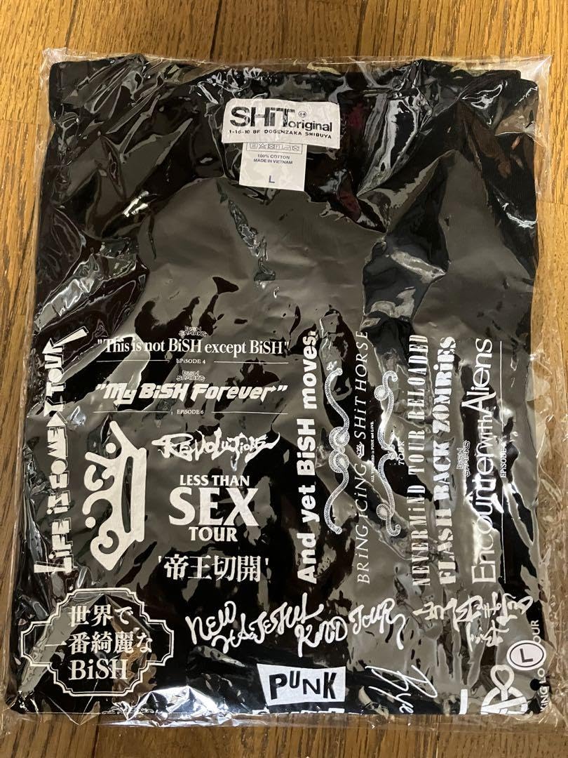 Amazon.co.jp: 2枚セット 銀テープ付き BiSH 東京ドームツアーT