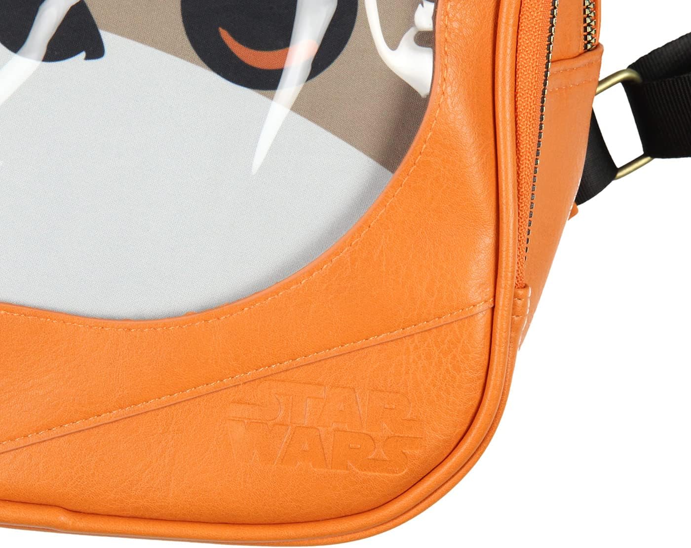 Bioworld Star Wars Backpack Ewok 3D Ears Faux Leather Mini Backpack Pin Display Miniature Backpack