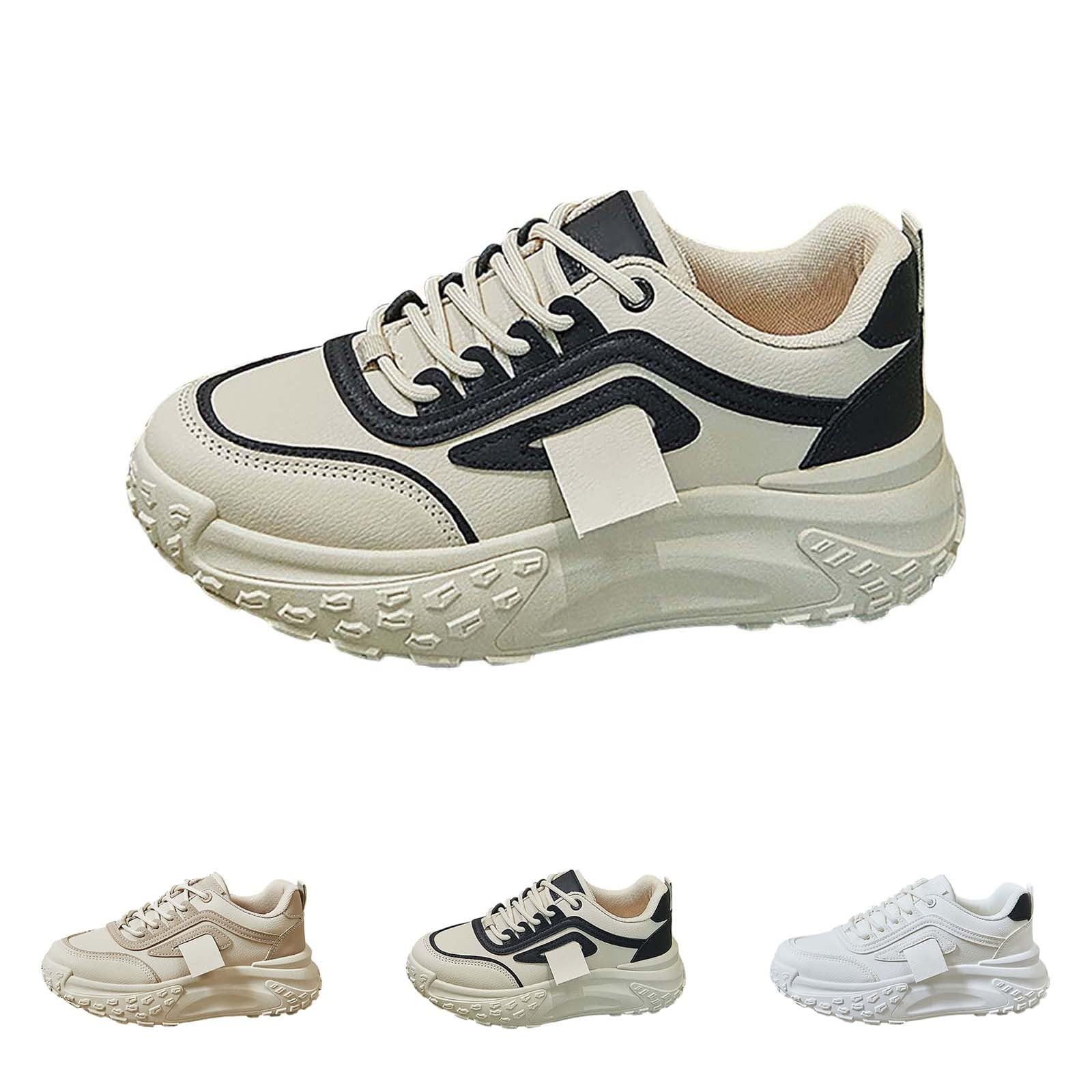Scarpe da Ginnastica da Donna Leggere Sneakers Platform Donna Comode | Calzature Atletica in Fibra Ecologica per Passeggiata Invernale Scarpe Ginnastica Leggerezza Assoluta Rete Traspirante