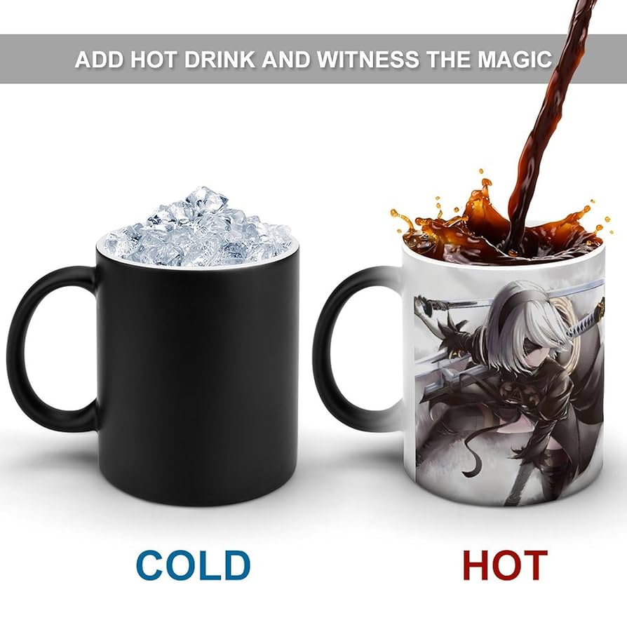 Amazon.co.jp: マグカップ ニーアオートマタ NieR 2B ヨルハ二号