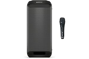 Sony SRS-XV800 Wireless Portable Party Speaker with Karaoke and Microphone Bundle