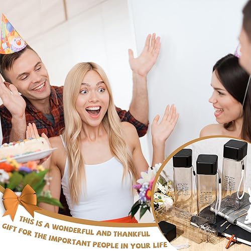 Miniatura 4 de LemonRoad Paquete de 24 botellas de agua cristianas a granel de 17 onzas, regalos de agradecimiento a los empleados, botella de agua de plástico