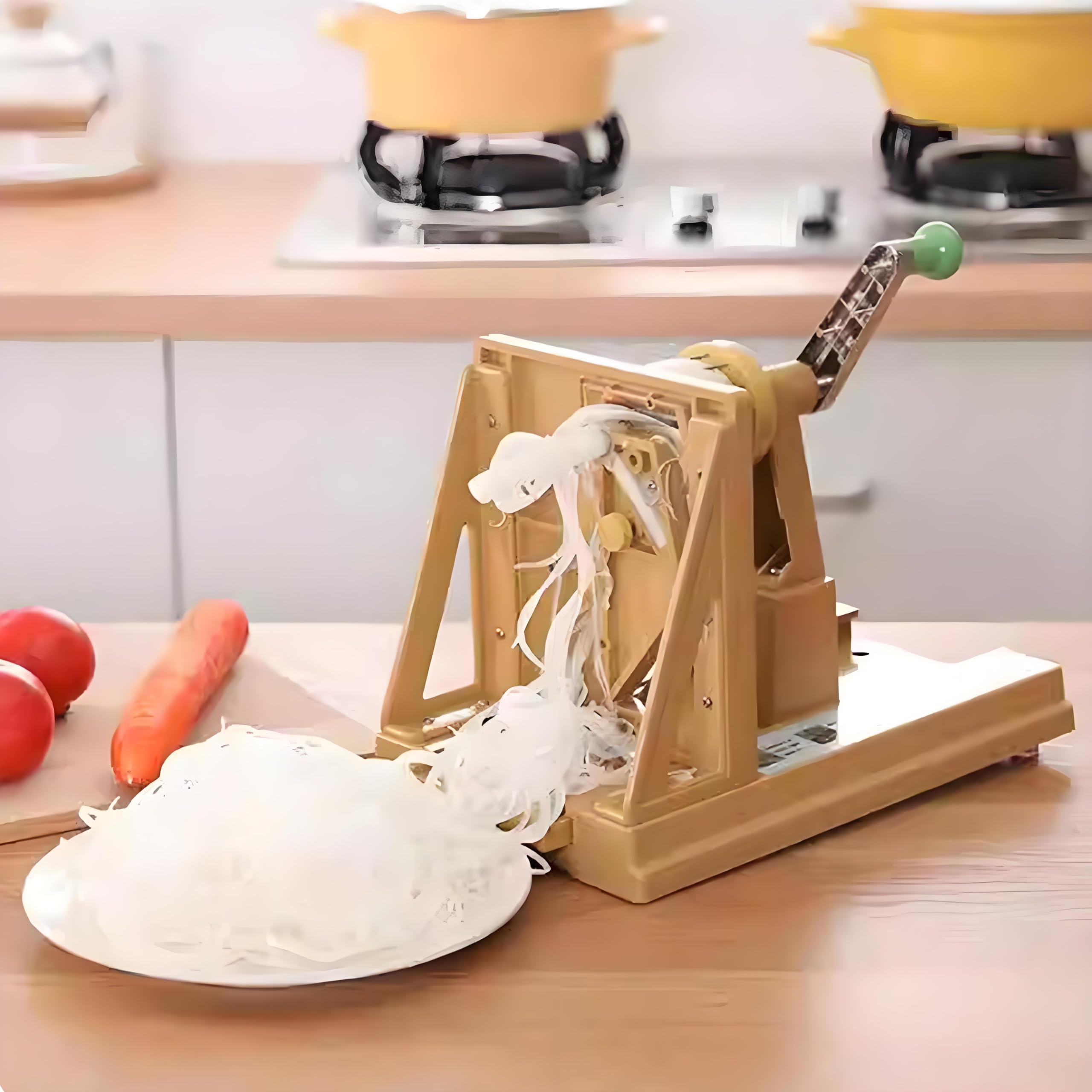 Griglia Manuale per Verdure, Griglia a Tamburo Rotativo Multifunzionale, Griglia Manuale per Verdure, Facile da Usare, per Verdure, Cioccolato, Patate, Cucina
