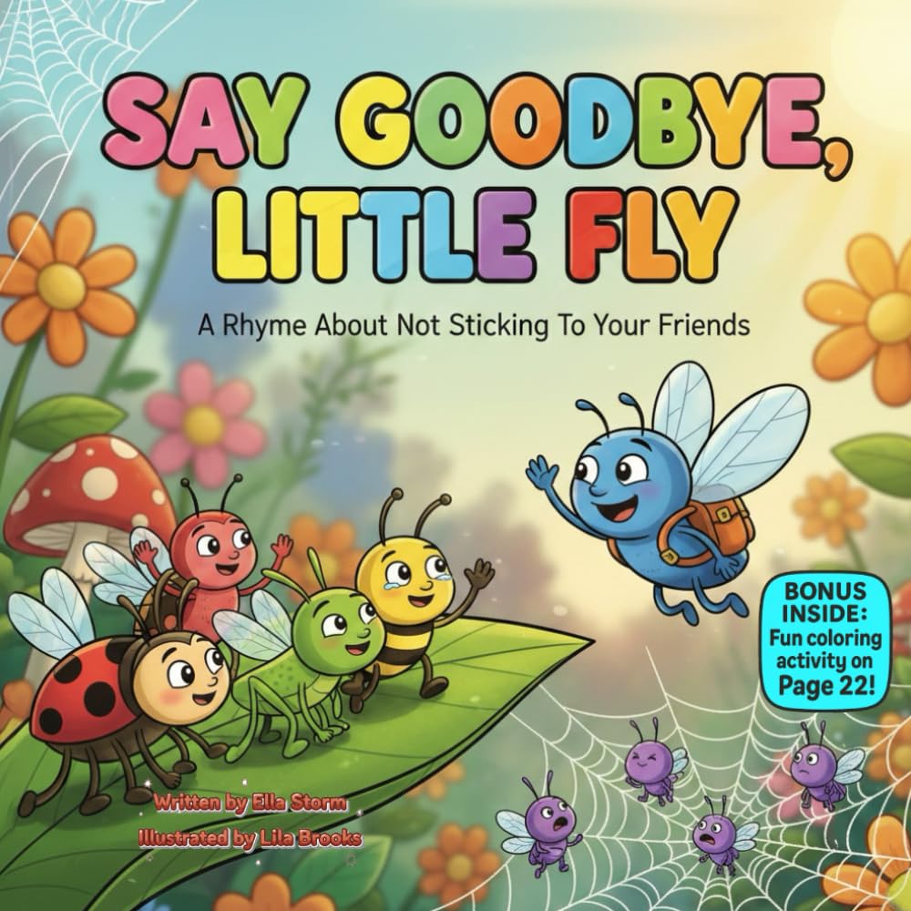 Say Goodbye, Little Fly: A Funny Rhyming Picture Book About Personal Space, Friendship, and Social Boundaries