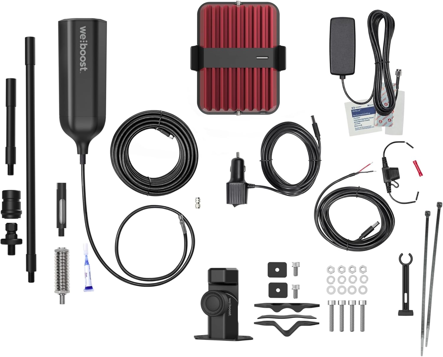 weBoost Work Truck – Professional-Grade Cell Phone Booster for Utility, Fleet & Rugged Vehicles | 5G & 4G LTE Boosts All U.S. Carriers | Quick Release Detachable Antenna | Made in USA | FCC Approved