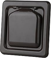 Vista 3 de NO-PEST VENT MetalGuard – Cubierta de ventilación exterior para secadora de doble puerta, 4 pulgadas, acero resistente con recubrimiento en polvo