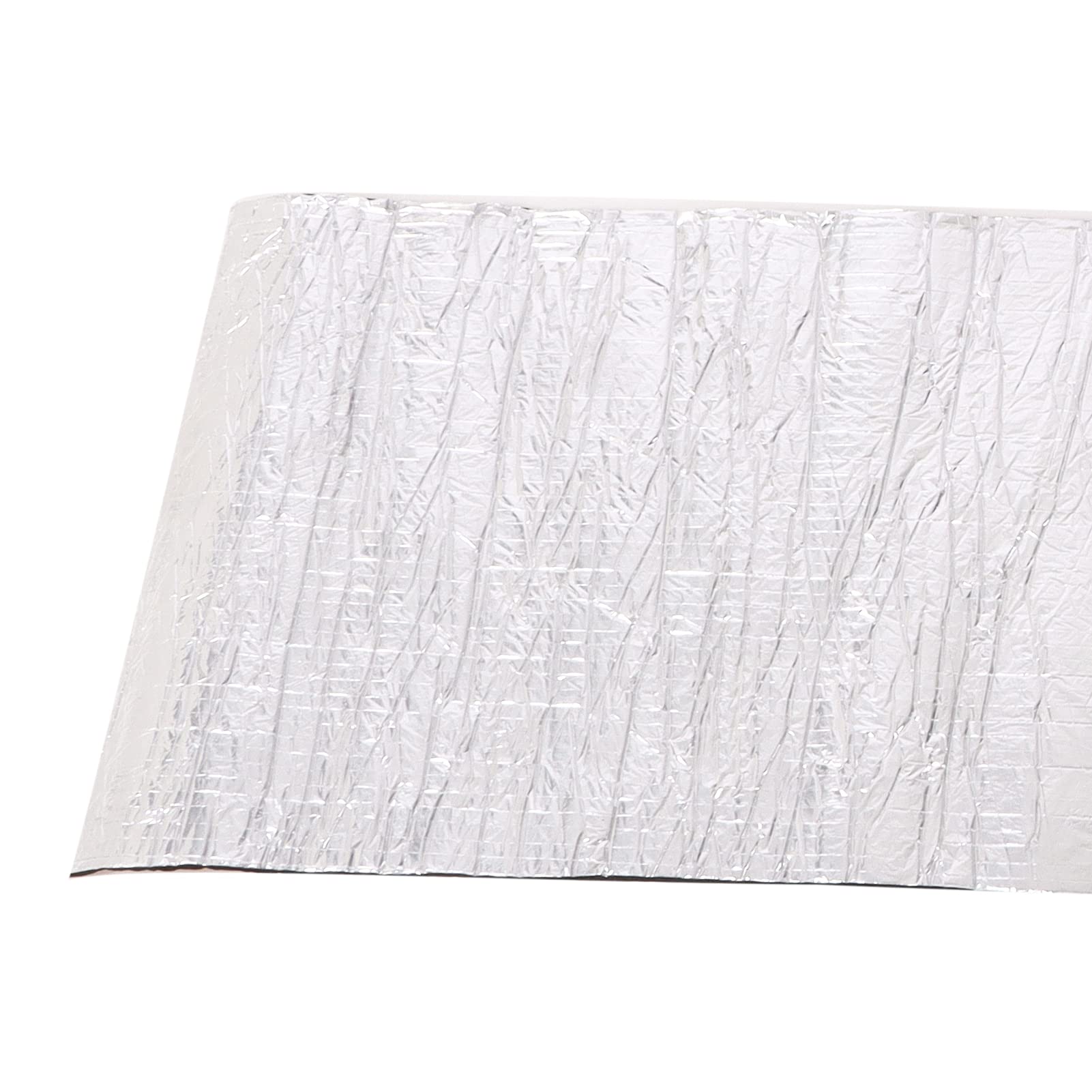 Fydun Tappetino Fonoassorbente, Isolamento Termico Auto 200x50cm, Schiuma Fonoassorbente 10mm Spessore, Riduzione Rumore Motore, Uso Universale per Coibentazione Cappuccio, Porte, Pavimento, Trunk | Alluminio e gomma cotone, per cofano porte e bagagliaio,