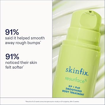 Skinfix KP + PsO Smoothing Body Treatment - 5.07 oz - Clinical-Grade Lactic Acid Smoothing Treatment for Keratosis Pilaris- and Psoriasis-Prone Skin - Safe for Sensitive Skin - Vegan, Cruelty Free