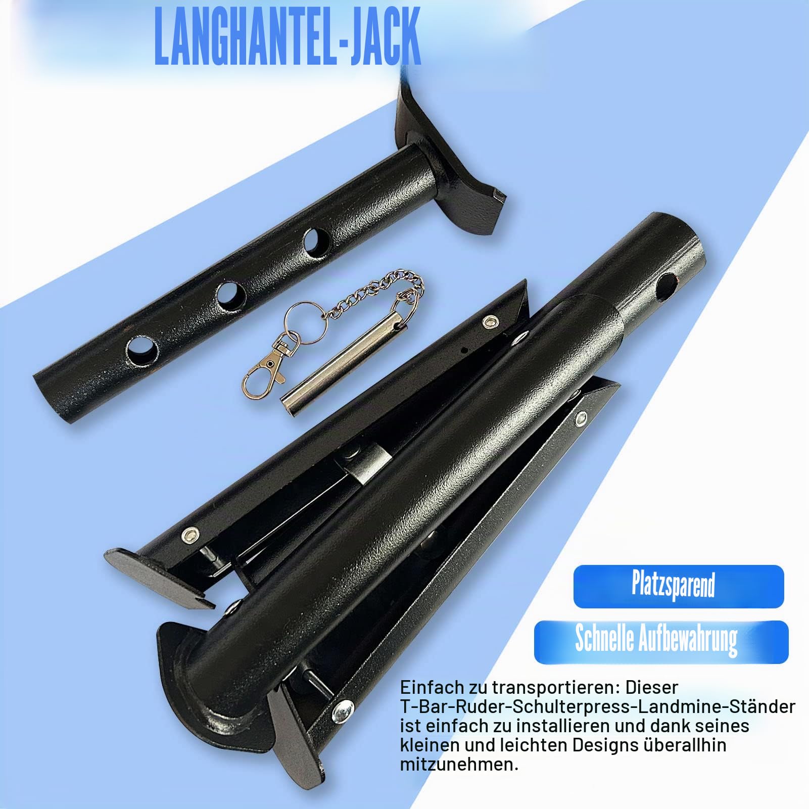 Viking Press Landmine Griff für 5,1 cm olympische Langhantel, T-Bar Row Attachment Core Strength Training Zubehör, Schulterpresse Landmine Befestigung Ausrüstung