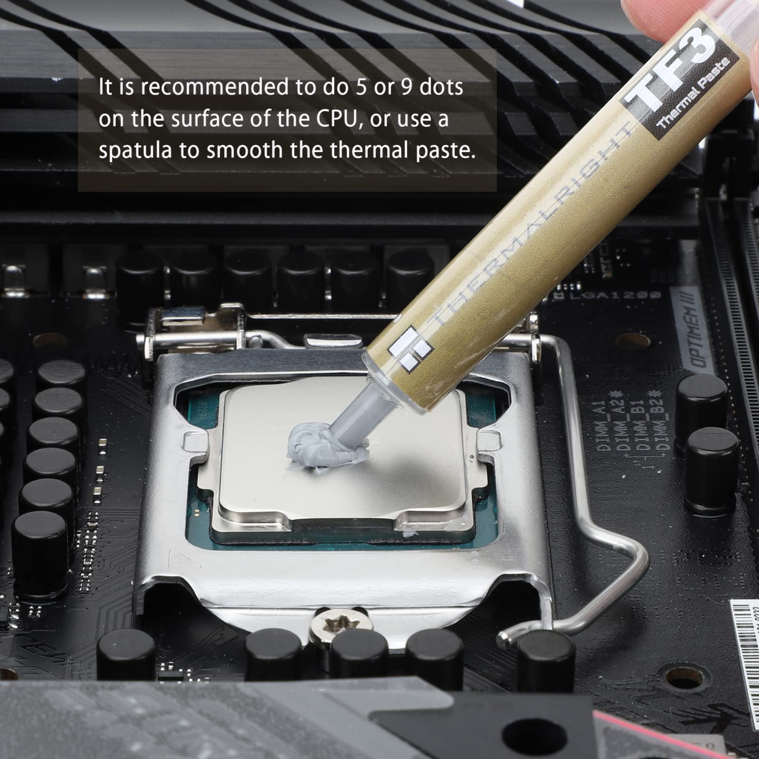 Thermalright TF8 Thermal Paste For CPU 13.8 W/mK Conductivity, 2g