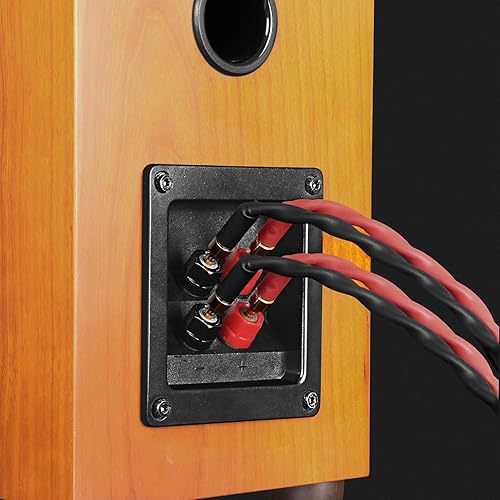 Miniatura 3 de Cable de altavoz bifilar k4B-2B (2 conectores banana - 4 conectores banana), juego de 1 par (total 12 conectores banana), k4B-2B