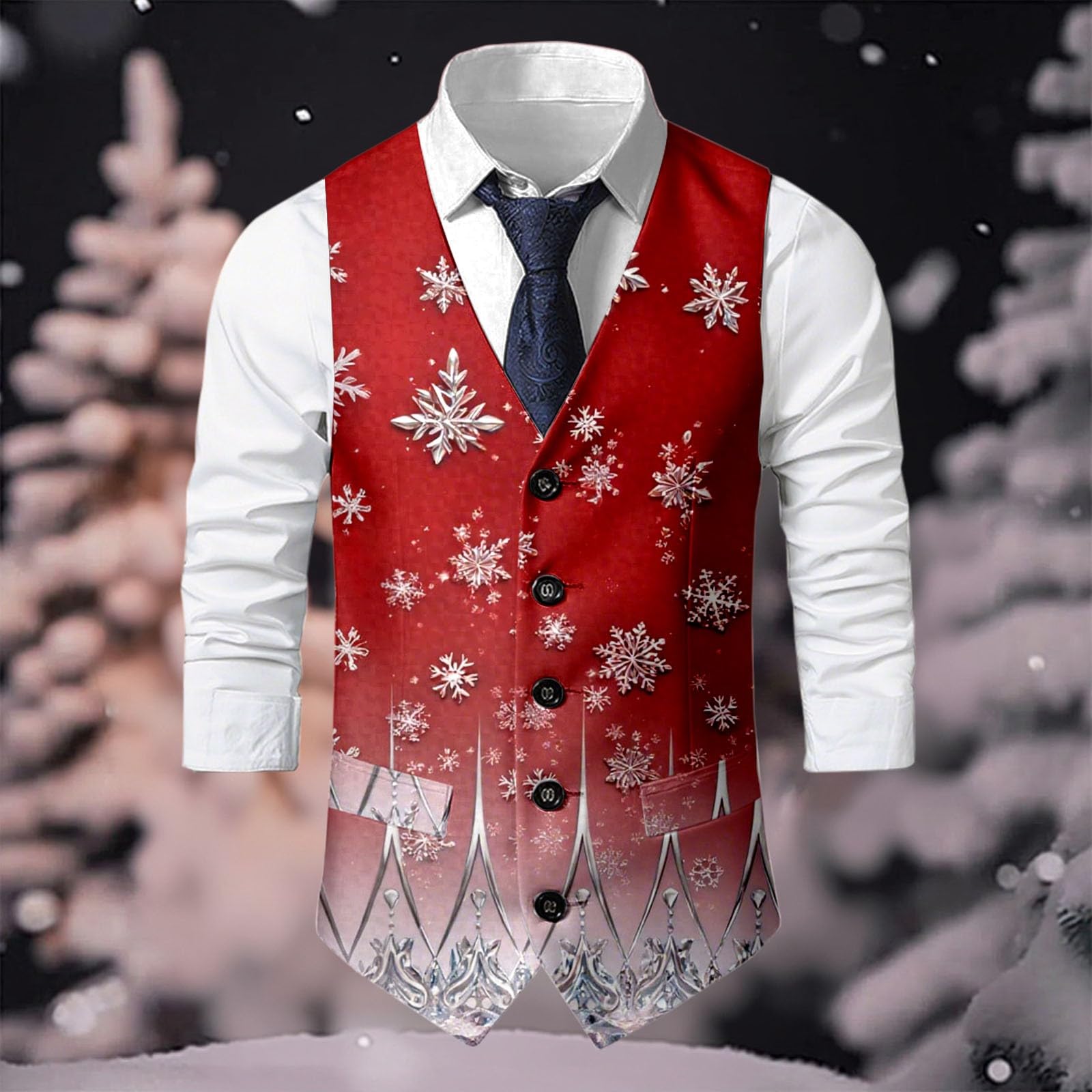 Gilet Uomo Casual Natale, Maglione Lavorato a Maglia Festivo, Girocollo, Casual, Caldo, Morbido, Invernale, indossabile, Comodo e Accogliente.