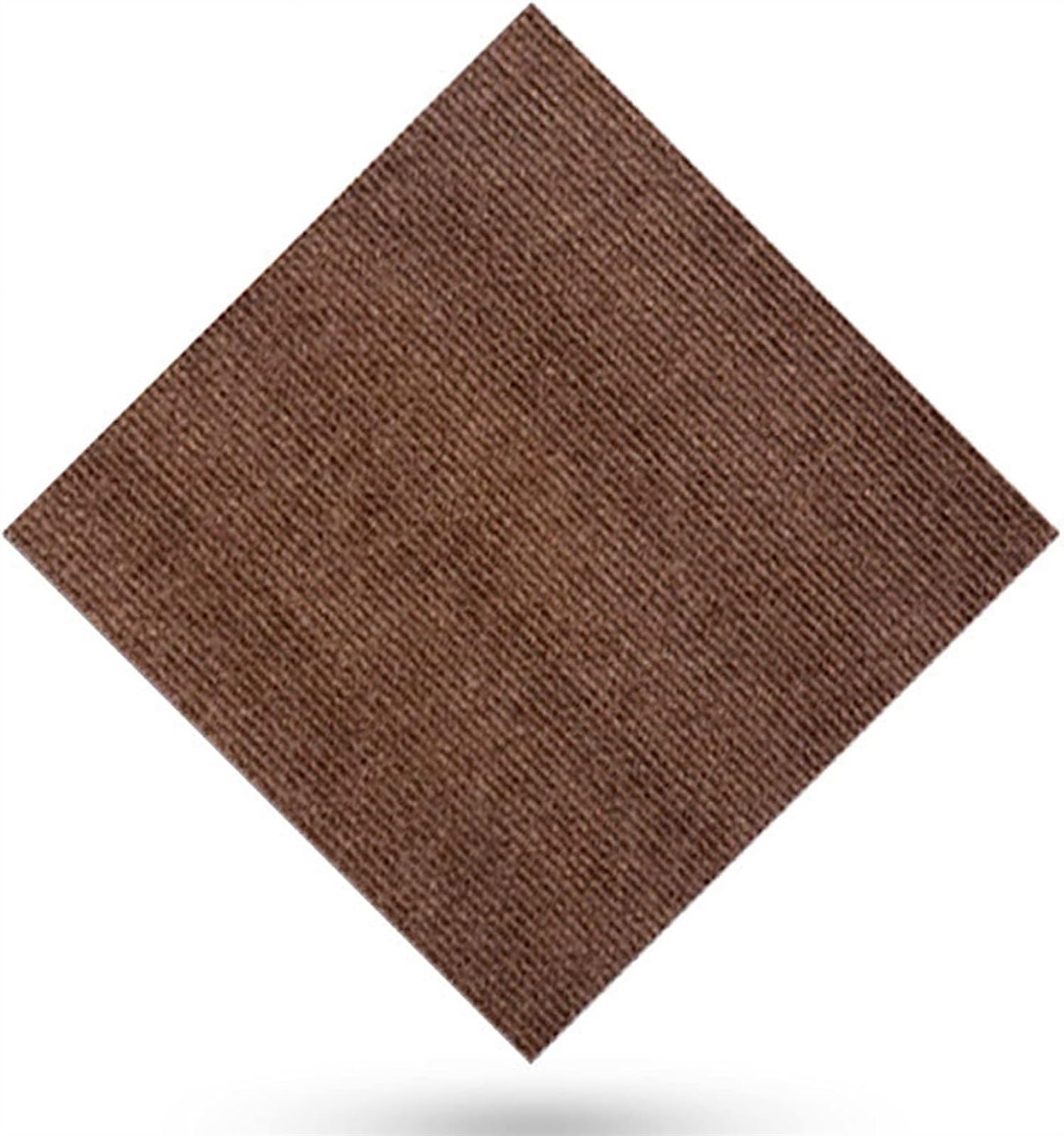 Cxvhsertwr Brown Carpet Squares, Carpet Tiles Repeated Use Commercial Floor 12 * 12In(,30Pcs)