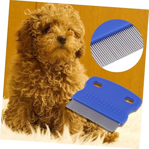 Miniatura 5 de Peine de aseo para perros, peine para eliminar el pelo de mascotas, peine de masaje para eliminar mate, nudos y enredos (color al azar)