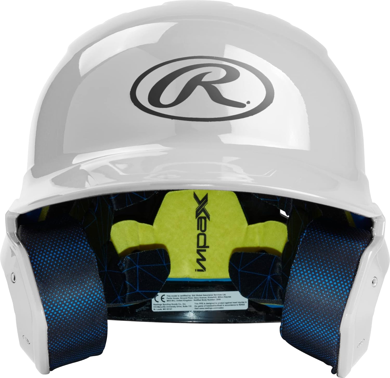 Rawlings | MACH Baseball Batting Helmet | Gloss | JR & SR Sizes | Multiple Colors