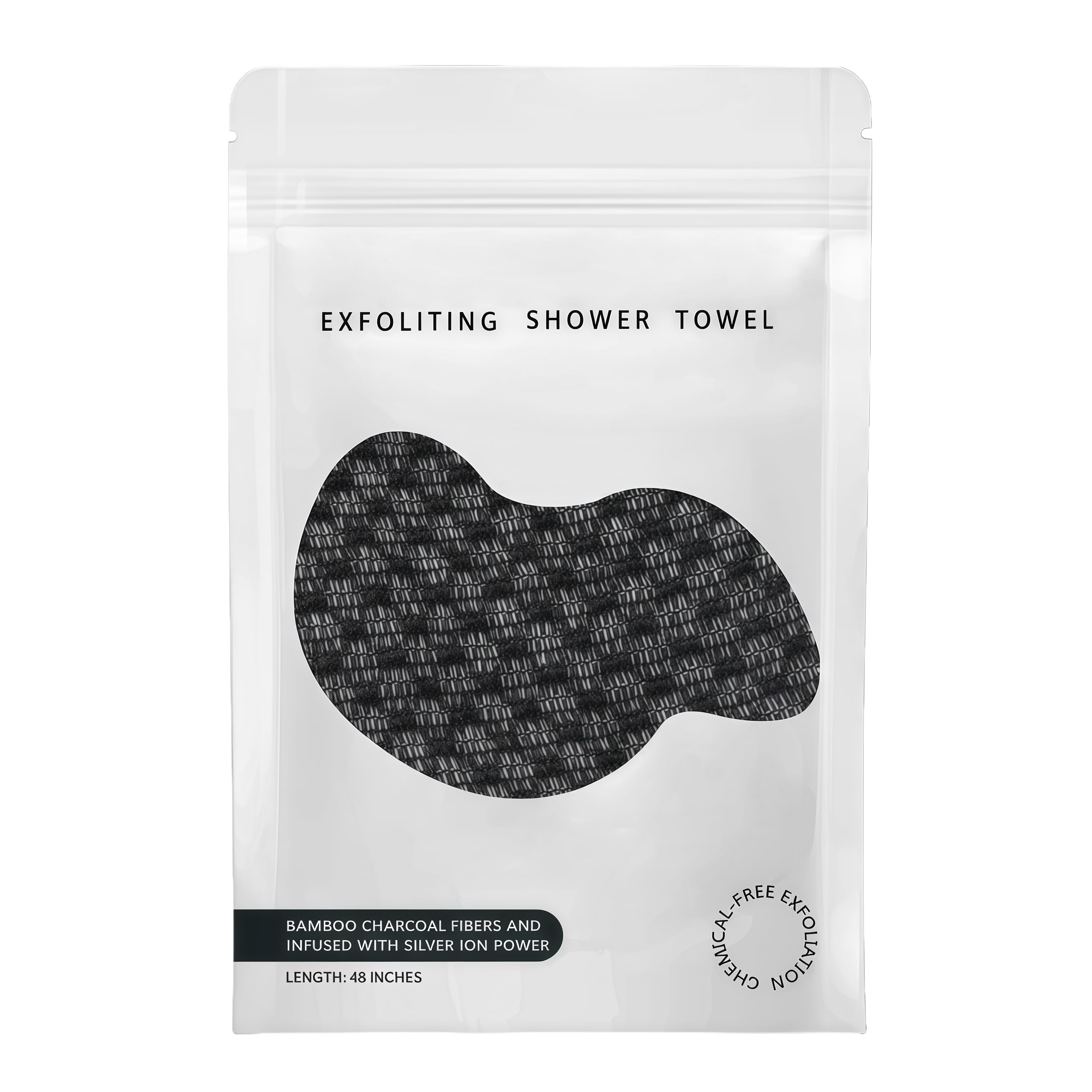 BLISALI Exfoliating Shower Towel 47 Premium Scrub Wash Cloth for Body Face Exfoliating Washcloth for Men and Woman