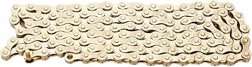 ZHIQIU FSC 6,7,8 Speed 116L Bicycle Chains, Silver,Gold 1/2x3/32-Inch