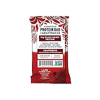 Vista 3 de Laird Superfood Barras de proteínas funcionales con adaptógenos, 0.35 oz de proteína vegana a base de plantas, sin OMG, chispas de chocolate