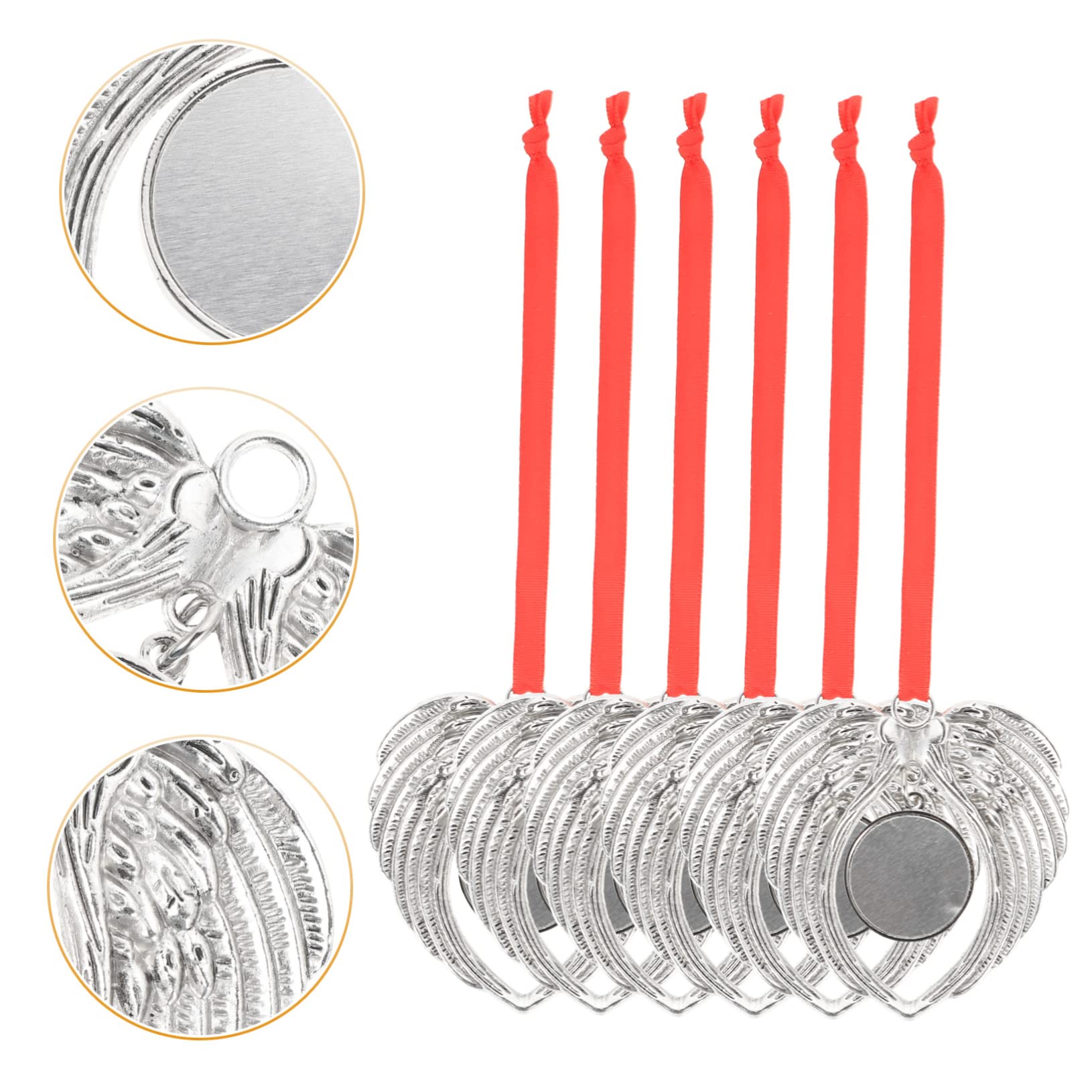 TOPBATHY 30 STK Engelsflügel Anhänger Weihnachtsfensteranhänger Urlaubsparty Liefert Gunst Weihnachtsbaumschmuck Zum Aufhängen Sublimation Personalisierter Anhänger Zinklegierung