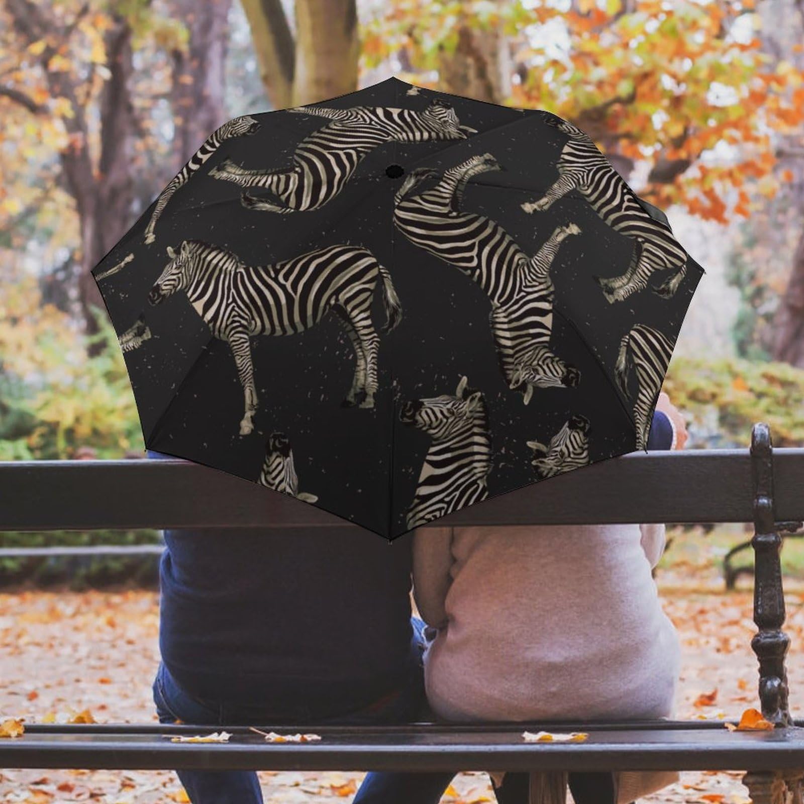 Amazon.co.jp: 折りたたみ傘 シマウマ柄 三つ折り傘 折り畳み傘