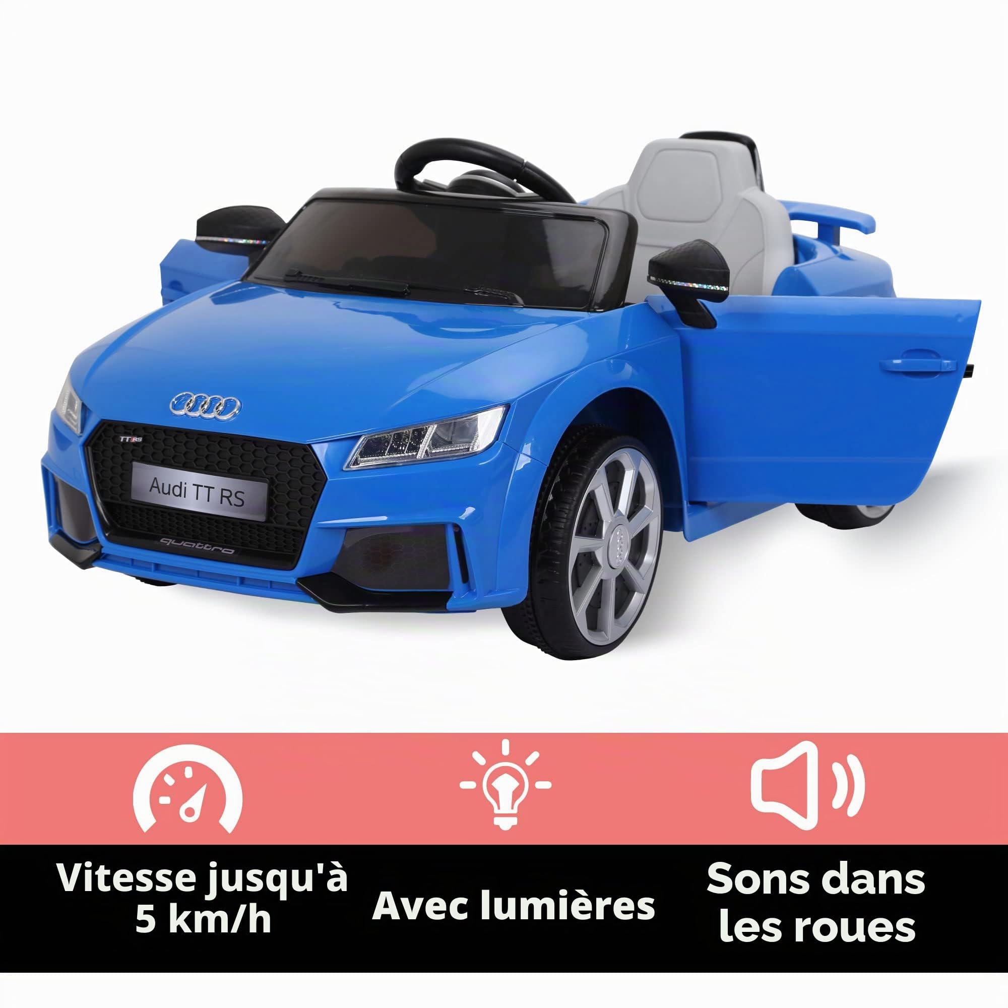 Feber- Audi 12V Voiture électrique (Famosa 800013441)
